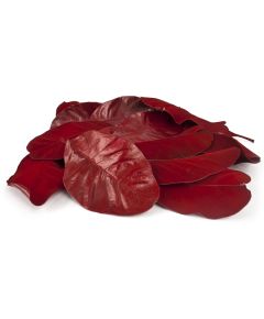 листья мандиока большие (красный), Цвет: красный