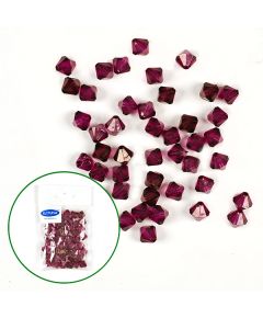 кристаллы "ромб" (малиновый), Цвет: малиновый