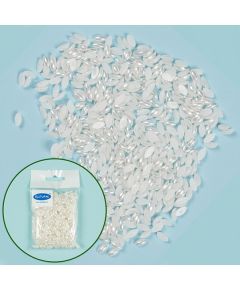 бусы половинчатые "рис" (кремовый), Цвет: кремовый