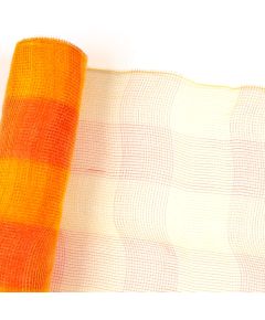 сетка "клетка", Цвет: оранжево-жёлтый