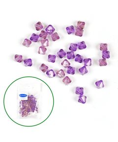 кристаллы "ромб" (фиолетовый), Цвет: фиолетовый