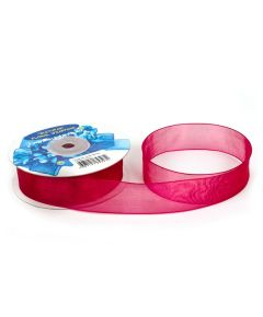 лента органза "кром" (малиновый), Цвет: малиновый