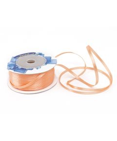 лента-шнур сатиновая (персиковый), Цвет: персиковый