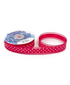 лента органза "горох" (фуксия), Цвет: фуксия