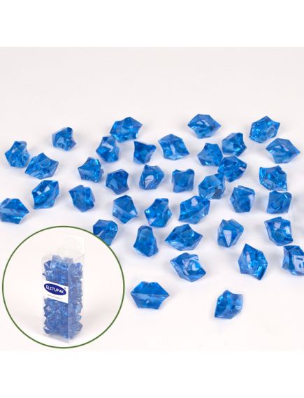 искусственный лёд цветной (голубой), Цвет: голубой