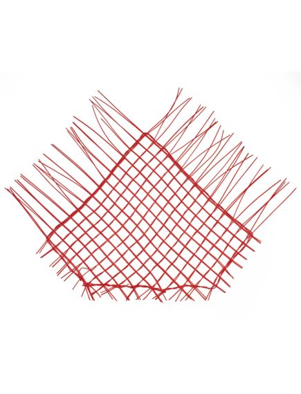 каркас "сеть" (ярко-красный), Цвет: ярко-красный