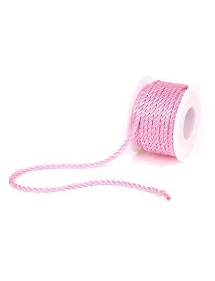 шнур плетёный (розовый), Цвет: розовый
