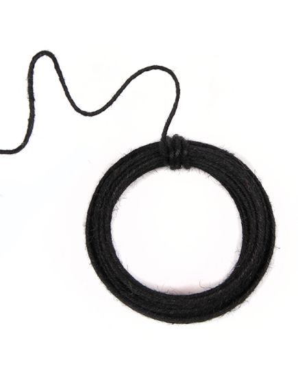 проволока "спираль" в оплётке (чёрный), Цвет: чёрный