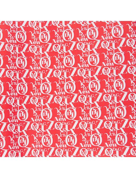 крафтовая бумага "бренды" (красный), Цвет: красный