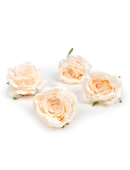 цветки крупной розы (светло-оранжевый), Цвет: светло-оранжевый