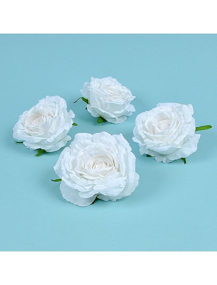 цветки крупной розы (белый), Цвет: белый