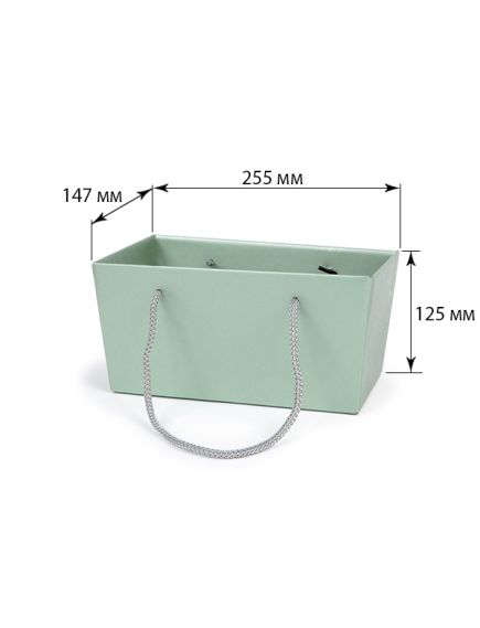 коробка для букетов "премиум" (зелёный), Цвет: зелёный