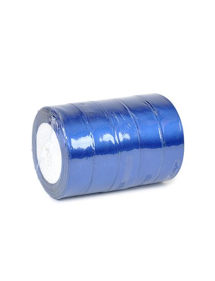 лента сатиновая 2.5 см*23 м (синий), Цвет: синий