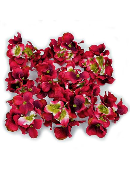 соцветие гортензии (бордовый), Цвет: бордовый