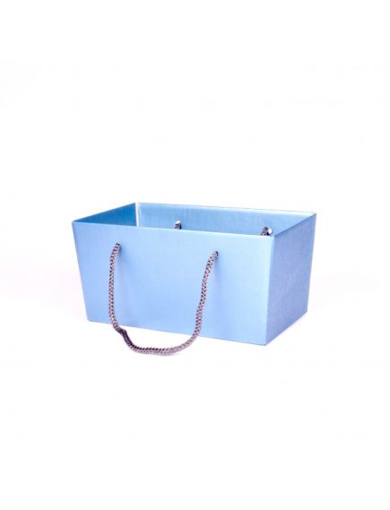 коробка для букетов "премиум" (сине-голубой), Цвет: сине-голубой