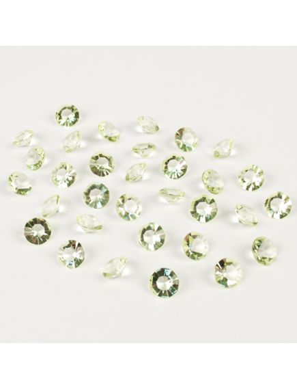 кристаллы "бриллианты" (салатовый), Цвет: салатовый