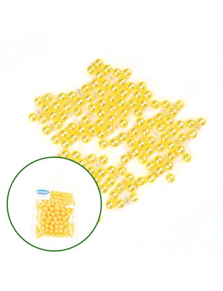 бусы перламутровые (жёлтый), Цвет: жёлтый