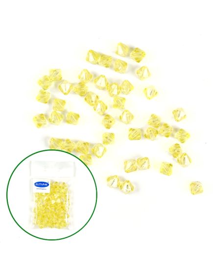 кристаллы "ромб" (жёлтый), Цвет: жёлтый