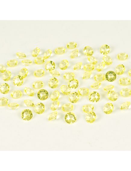 кристаллы "бриллианты" (светло-жёлтый), Цвет: светло-жёлтый