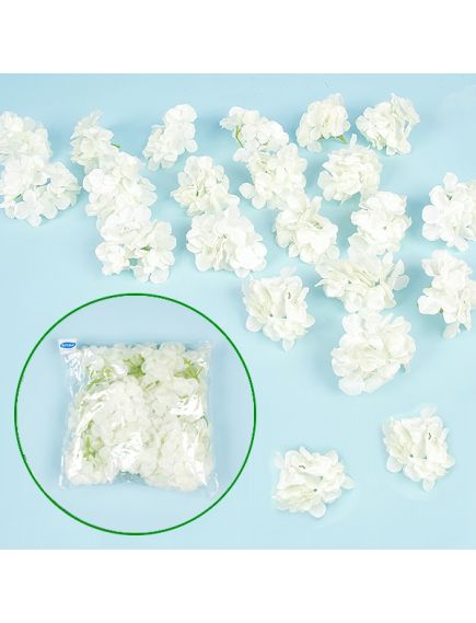 цветки гортензии (белый), Цвет: белый