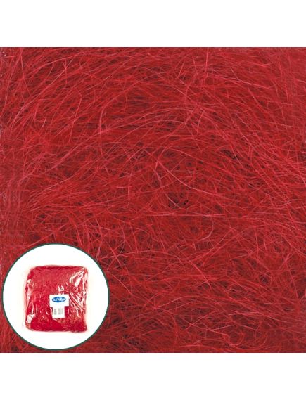 сизалевое волокно (красный), Цвет: красный