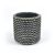 кашпо "имитация веревки" (чёрный), Цвет: чёрный